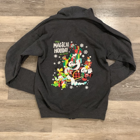 Walt Disney World Disney Parks Authentic Original Holiday Hoodie Small - Picture 4 of 4